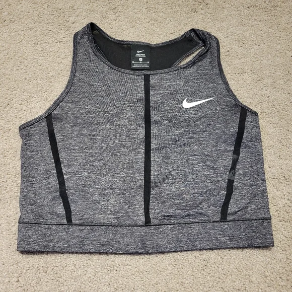Nike Pro Hypercool Mesh Racerback Cropped Tank Top - Picture 4 of 11